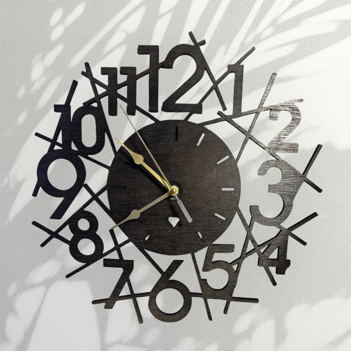 Laser cut clock