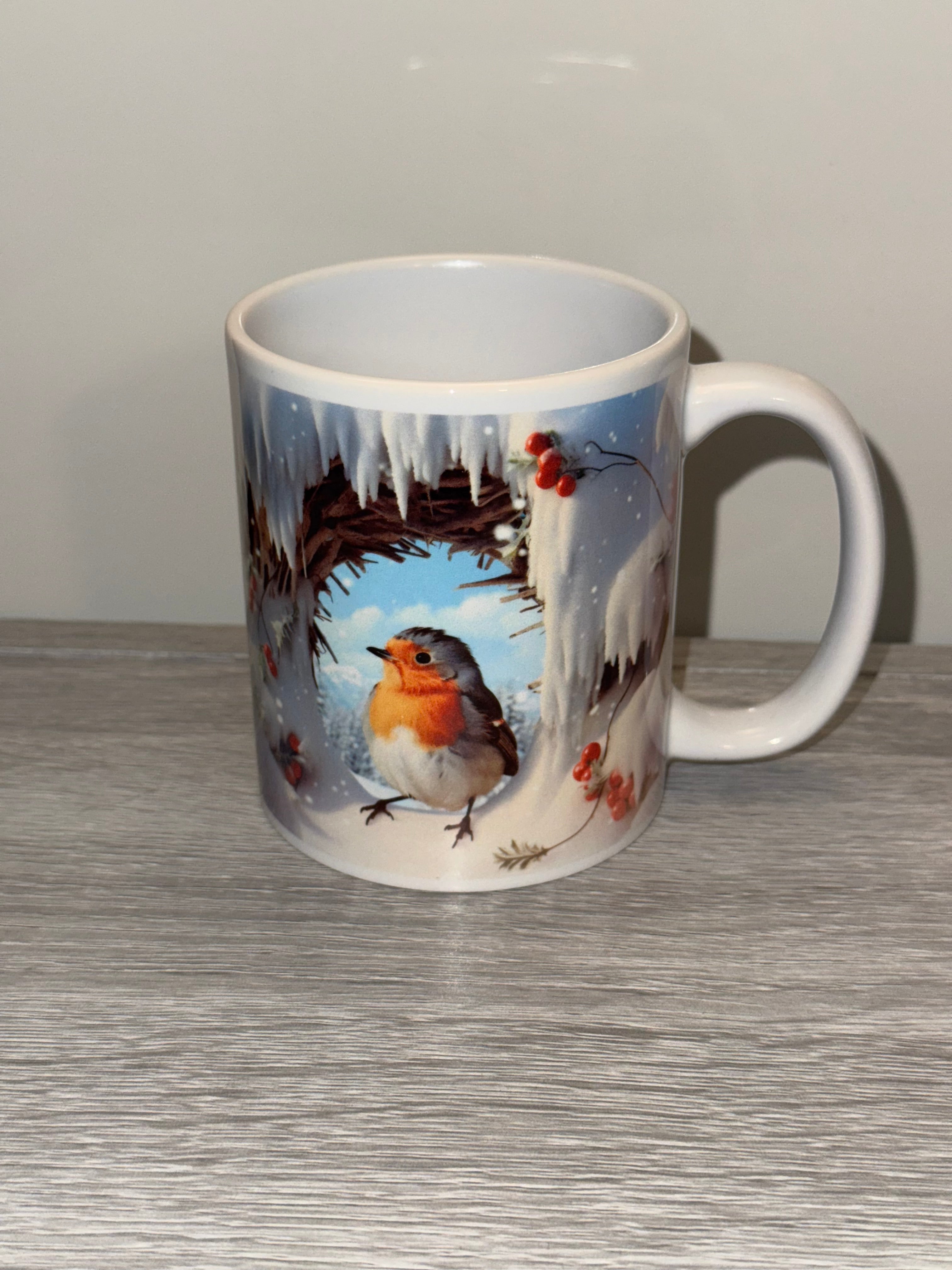 Robin mug