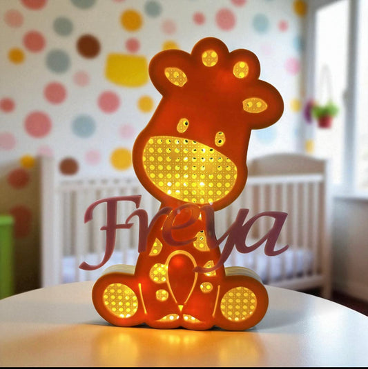 Personalised Giraffe Wall Light