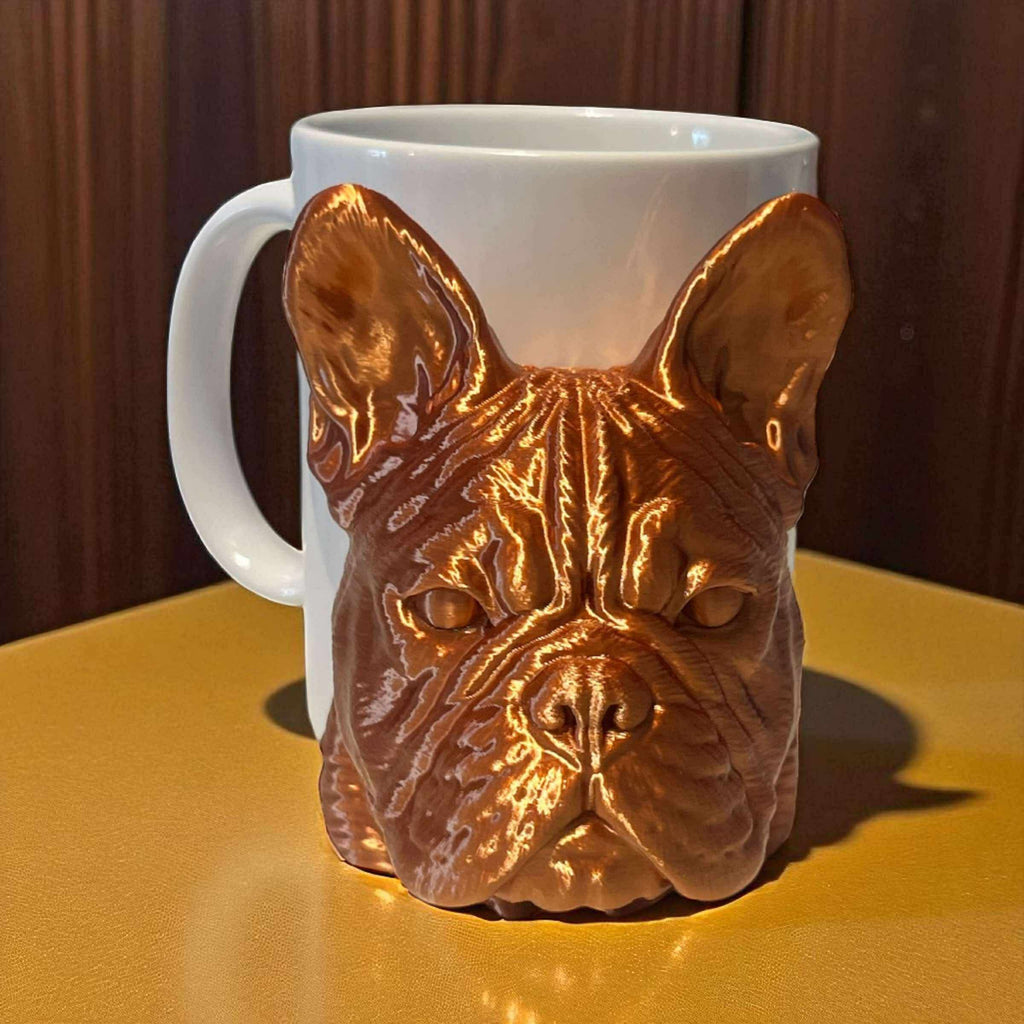 French Bull Dog Coaster Bronze