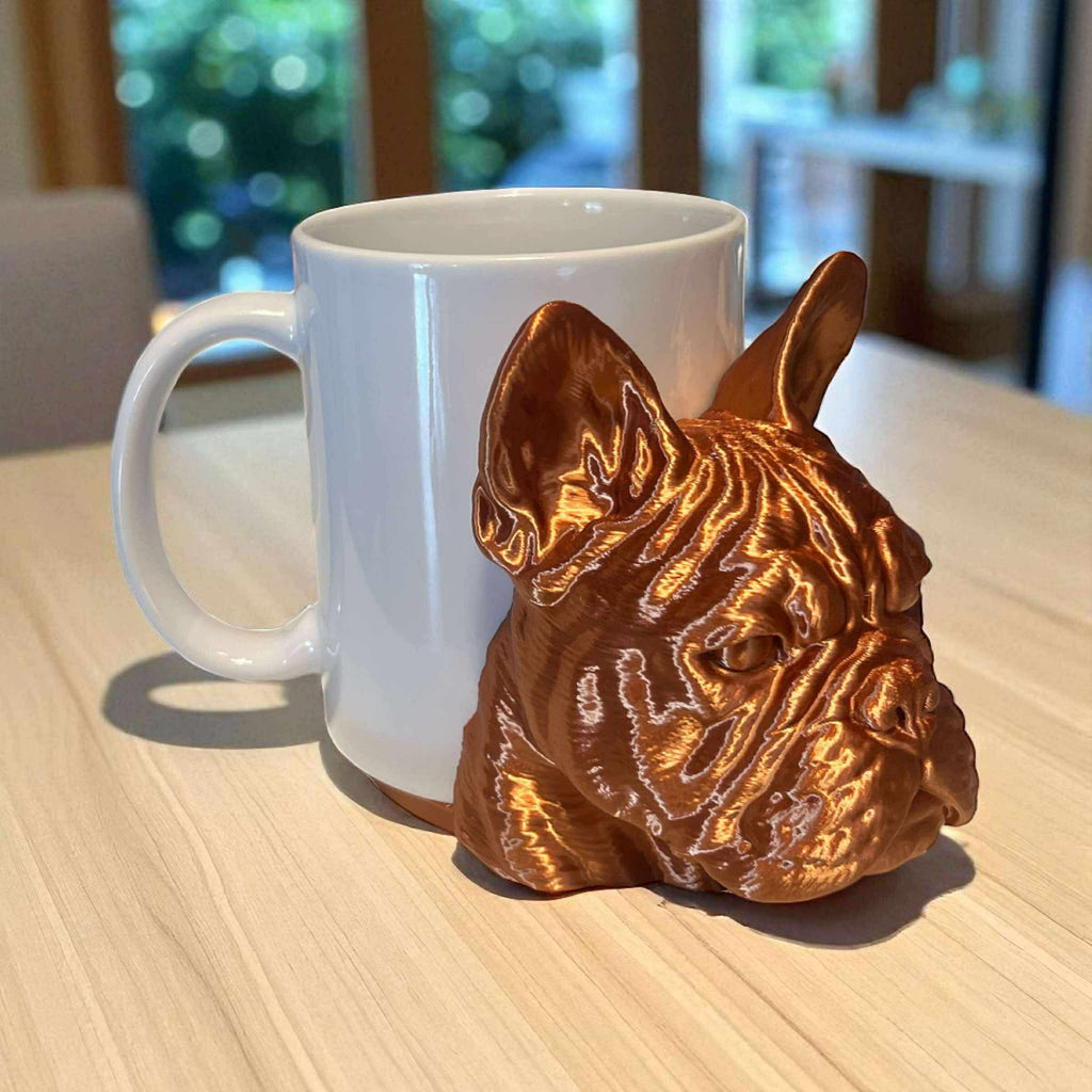 French Bull Dog Coaster Bronze