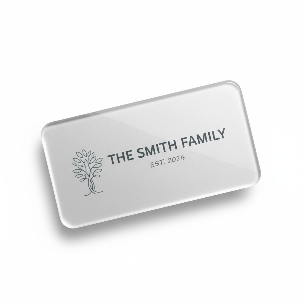 Oblong Personalised Fridge Magnet