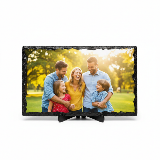 Sublimation Slate Photo Keepsake with Feet Stand